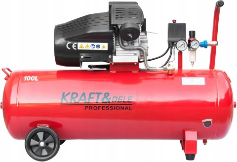 Kompresor olejowy Kraft&Dele KD1480 100 l 8 bar