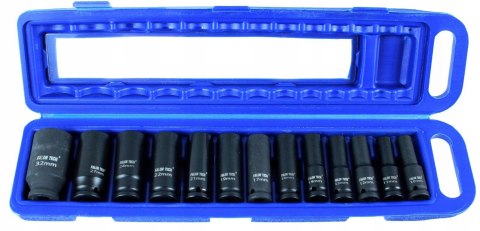 NASADKI UDAROWE 1/2'' DŁUGIE ZESTAW 10-32MM 13EL