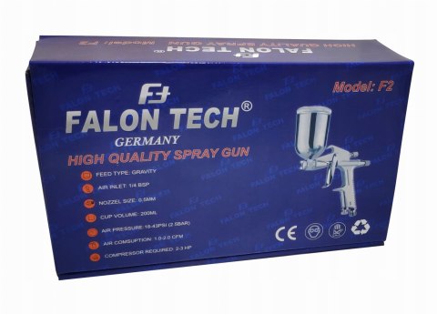 PISTOLET LAKIERNICZY DO ZAPRAWEK 0,5MM 200ML F-2 REGULACJA