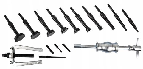 ŚCIĄGACZ BEZWŁADNOŚCIOWY ŁOŻYSK WEWNĘTRZNYCH 8-58 mm WALIZKA 16 ELEMENTÓW