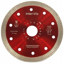 TARCZA DIAMENTOWA DO CIĘCIA PŁYTEK GRESU 125mm x 22,23 // TURBO NA SUCHO