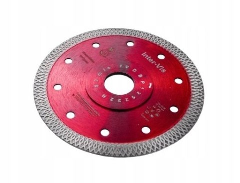 TARCZA DIAMENTOWA DO CIĘCIA PŁYTEK GRESU 125mm x 22,23 // TURBO NA SUCHO