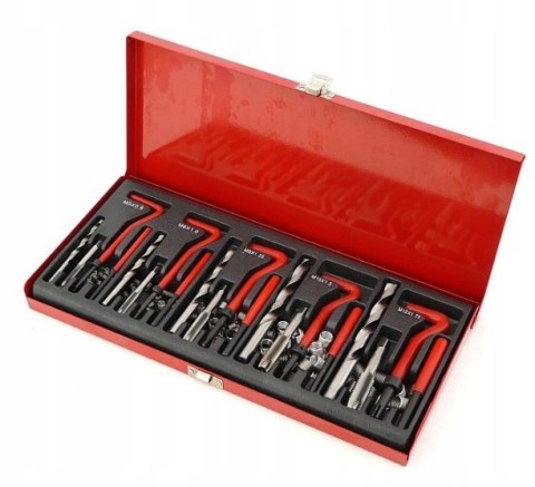 Zestaw do naprawy gwintów M5-M12 gwintowniki 131el