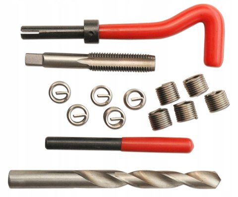 Zestaw do naprawy gwintów M5-M12 gwintowniki 131el