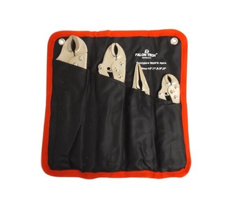 Zestaw szczypiec zaciskowych Falon-Tech 4 sztuki