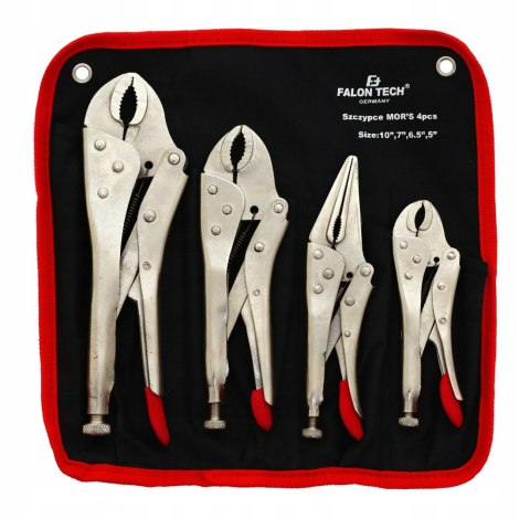 Zestaw szczypiec zaciskowych Falon-Tech 4 sztuki