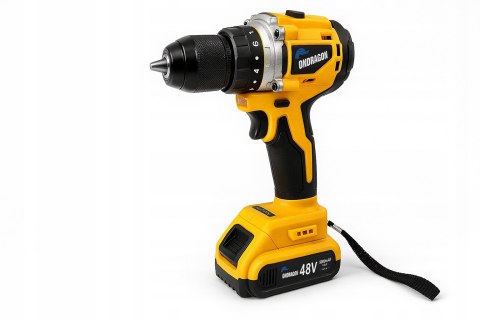 BEZSZCZOTKOWA AKUMULATOROWA WIERTARKO WKRĘTARKA UDAROWA + 2xAKU ZESTAW 48V