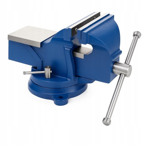 Imadło ŚLUSARSKIE 125mm Z KOWADŁEM OBROTOWE 360st. MOCNE SOLIDNE