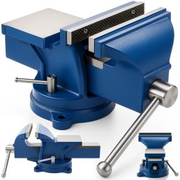 Imadło ŚLUSARSKIE 200mm Z KOWADŁEM OBROTOWE 360st. MOCNE SOLIDNE 200