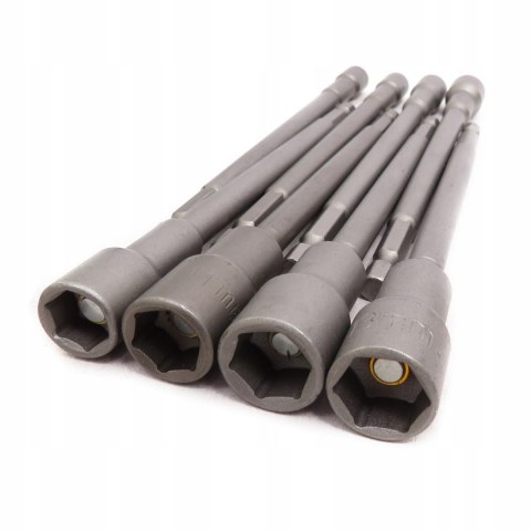 KLUCZE 6-13 NASADOWE MAGNETYCZNE DŁUGIE 150mm 8szt