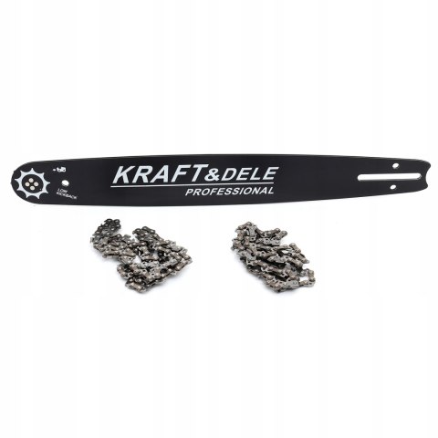 KRAFT&DELE PROWADNICA + ŁAŃCUCHY DO PIŁY 16" / 40CM / 1,3MM KD10152