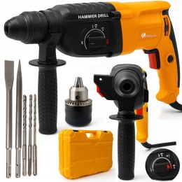 MŁOTOWIERTARKA WIERTARKA Z UDAREM MŁOT UDAROWY ZESTAW SDS + PLUS MOC 3000W