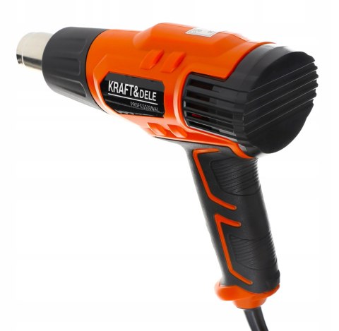 OPALARKA ELEKTRYCZNALUTOWNICA 2000W 350/550°C 4 DYSZE 2 BIEGI KRAFT&DELE