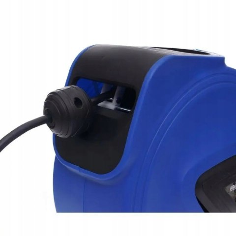 PRZEDŁUŻACZ ZWIJANY AUTOMATYCZNY BĘBEN NAŚCIENNY 15M BLOKADA KABLA