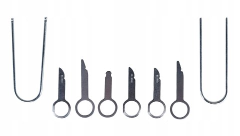 ŚCIĄGACZE DO TAPICERKI ZESTAW ŚCIĄGACZY 43EL ŁYŻKI