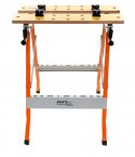 SKŁADANY STÓŁ WARSZTATOWY NARZĘDZIOWY ROBOCZY BLAT REGULACJA