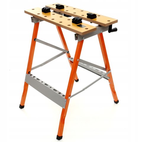 SKŁADANY STÓŁ WARSZTATOWY NARZĘDZIOWY ROBOCZY BLAT REGULACJA
