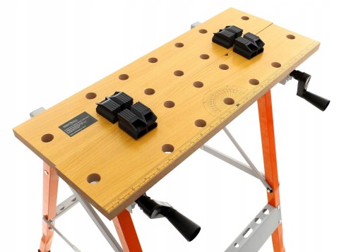 SKŁADANY STÓŁ WARSZTATOWY NARZĘDZIOWY ROBOCZY BLAT REGULACJA
