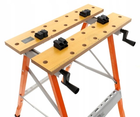 SKŁADANY STÓŁ WARSZTATOWY NARZĘDZIOWY ROBOCZY BLAT REGULACJA