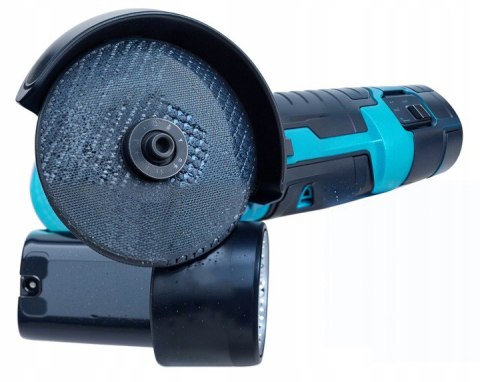 SZLIFIERKA KĄTOWA DO CIĘCIA AKUMULATOROWA 15000 RPM TARCZa 2xAKU 18V