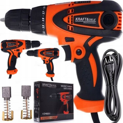 Wiertarko-wkrętarka bezudarowa Kraft&Dele 230 V 900 W