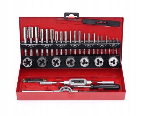 ZESTAW NARZYNEK I GWINTOWNIKÓW KALIBROWNIKÓW 32el KD10090