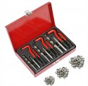 Zestaw do naprawy GWINTÓW M6, M8, M10 naprawczy GWINTOWNIKI TULEJKI 88 EL.
