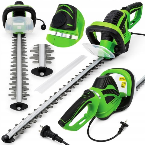 ELEKTRYCZNE NOŻYCE DO ŻYWOPŁOTU GAŁĘZI KRZEWÓW 2200W 610MM SEKATOR DUŻA MOC