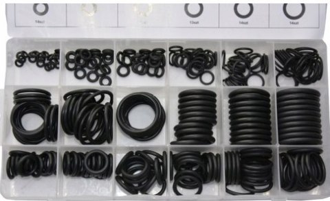 ORINGII GUMKI USZCZELKI GUMOWE 225 SZT OLEJOODPORNE ZESTAW ORINGÓW Paliwa