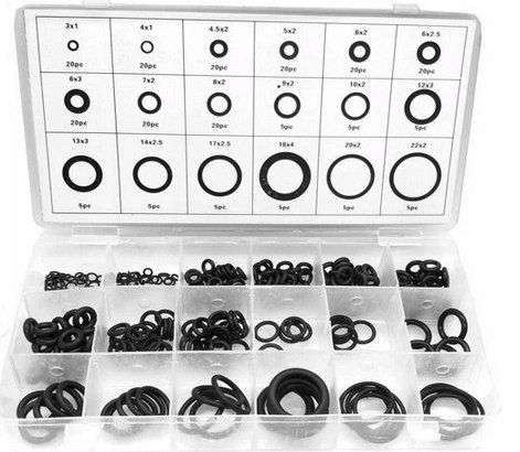 ORINGII GUMKI USZCZELKI GUMOWE 225 SZT OLEJOODPORNE ZESTAW ORINGÓW Paliwa