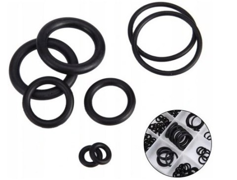 ORINGII GUMKI USZCZELKI GUMOWE 225 SZT OLEJOODPORNE ZESTAW ORINGÓW Paliwa