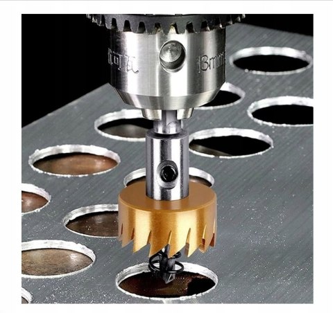 OTWORNICE WIDIOWE DO METALU STALI 5szt 16-30mm