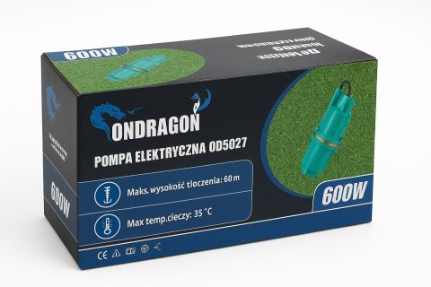 POMPA DO WODY CZYSTEJ ZANURZENIOWA RUSKA GŁĘBINOWA MEMBRANOWA MOCNA 600W