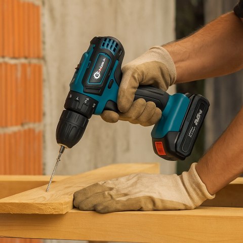 WIERTARKO WKRĘTARKA AKUMULATOROWA 24V + 2 AKUMULATORY 4.0Ah W WALIZKA