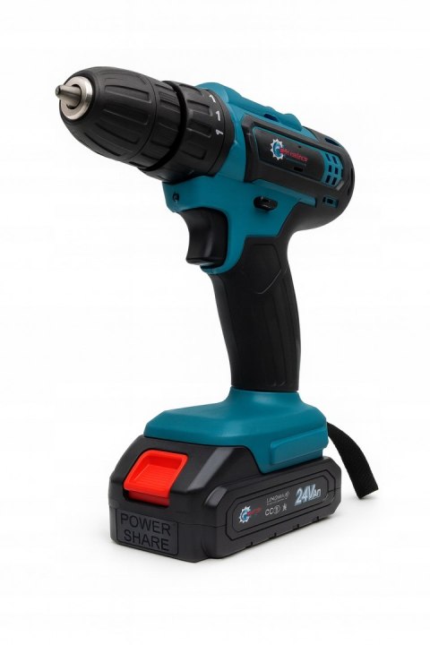 WIERTARKO WKRĘTARKA AKUMULATOROWA 24V + 2 AKUMULATORY 4.0Ah W WALIZKA