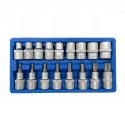 ZESTAW NASADKI NASADEK KLUCZE BITY TORX 1/2 17 EL