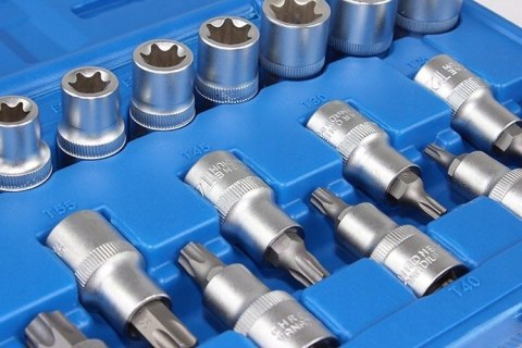 ZESTAW NASADKI NASADEK KLUCZE BITY TORX 1/2 17 EL