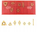 ZESTAW NOŻY TOKARSKICH SKŁADANYCH NÓŻ TOKARSKI PŁYTKI 12 x 12 mm 7 szt.