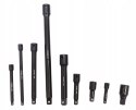 ZESTAW PRZEDŁUŻEK UDAROWYCH PRZEDŁUŻKI UDAROWE 1/4 3/8 1/2 9EL.