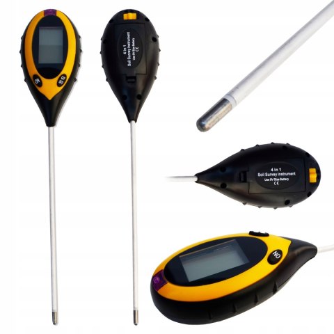 MIERNIK OGRODNICZY KWASOMIERZ PH GLEBY 4-FUNKCJE