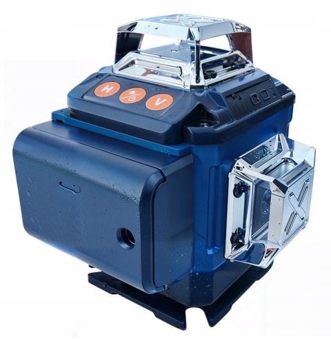 POZIOMICA LASEROWA LASER KRZYŻOWY ZIELONY SAMOPOZIOMUJĄCA 4D 360 2 BATERIE