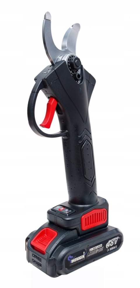 SEKATOR AKUMULATOROWY DO KRZEWÓW GAŁEZI DRZEW NOŻYCE DO ŻYWOPLOTU 48V MOCNY