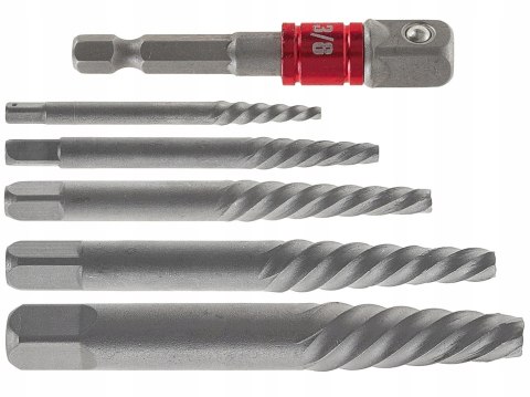 Wykrętaki do zerwanych urwanych śrub szpilek przecinak nakrętek 26 sztuk