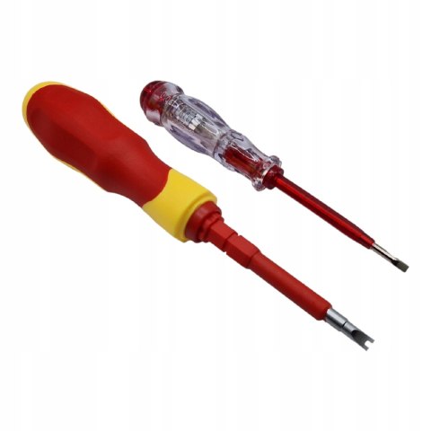 ZESTAW WKRĘTAKÓW ŚRUBOKRĘTY IZOLOWANE 25 rozmiarów + WALIZKA DLA ELEKTRYKA