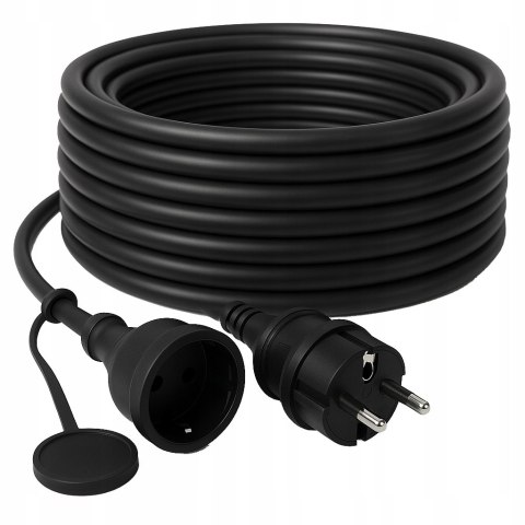 10M PRZEDŁUŻACZ OGRODOWY BUDOWLANY 3X2,5 KOSIARKA PODKASZARKA MOCNY czarny