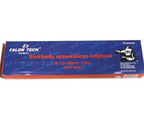 ELEKTRODY SPAWALNICZE RUTYLOWE 2,5MM RÓŻOWE 5KG