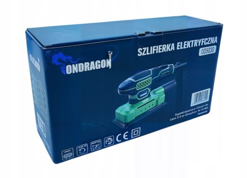 SZLIFIERKA OSCYLACYJNA ELEKTRYCZNA 650W DO GIPSU DREWNA MOCNA 12 000 obr
