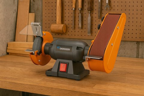 SZLIFIERKA STOŁOWA TAŚMOWA KAMIENIOWA 2W1 2950 OBROTÓW MOCNA 2650W