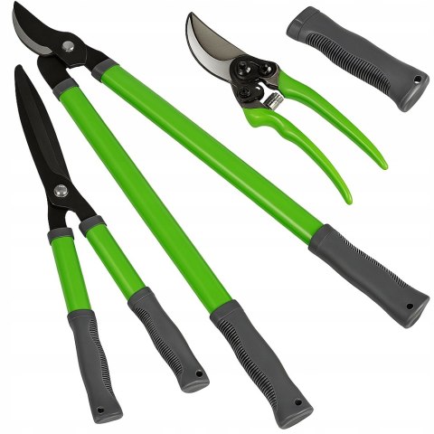 ZESTAW NOŻYC-E SEKATORÓW OGRODOWYCH DO 3SZT SEKATOR GAŁĘZI ŻYWYOPŁOTU