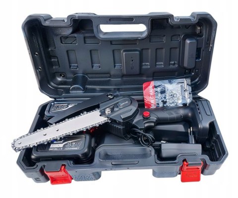 36V PIŁA ŁAŃCUCHOWA AKUMULATOROWA PILARKA 2x AKU AKUMULATOR ŁAŃCUCH 8" MOC